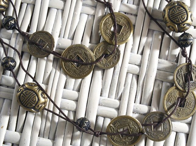 Kinijos monetos kaip pinigų amuletas